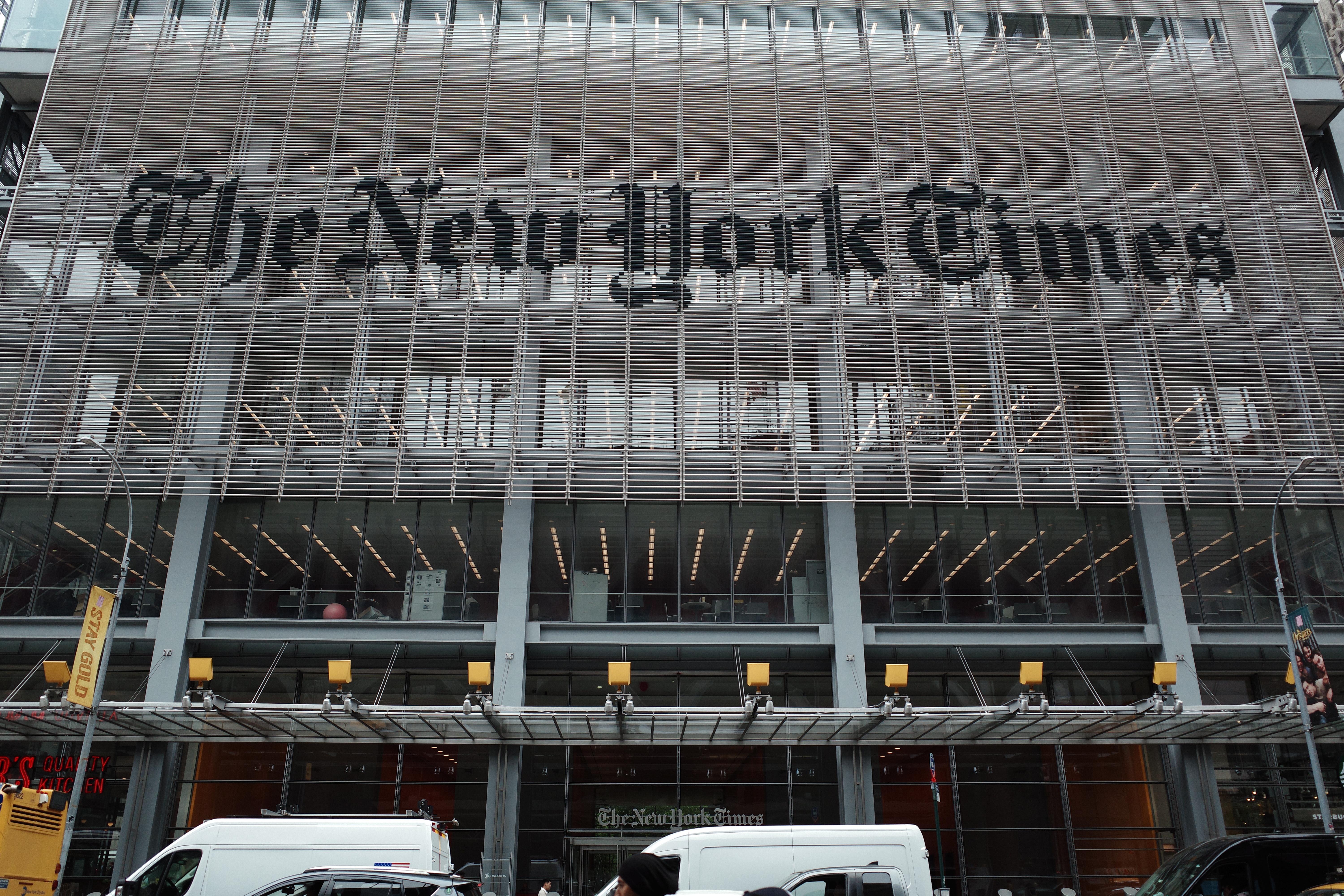 <em>The New York Times</em> says federal agents showed up at several of its journalists